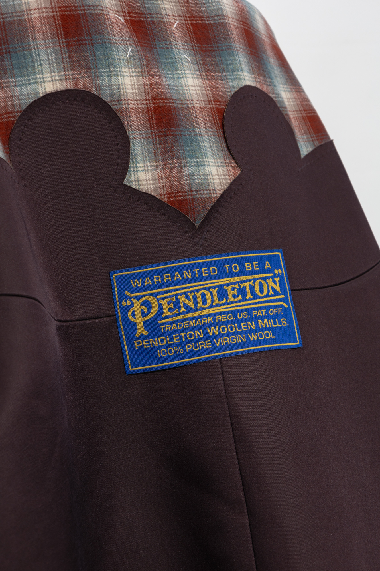 Brown Coat with short sleeves Maison Margiela
